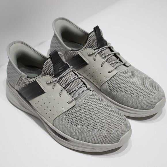 Skechers Slip-ins Slade Ocon Handsfree Sneakers Gray Men Size 12 Very Light Wear - Picture 5 of 14